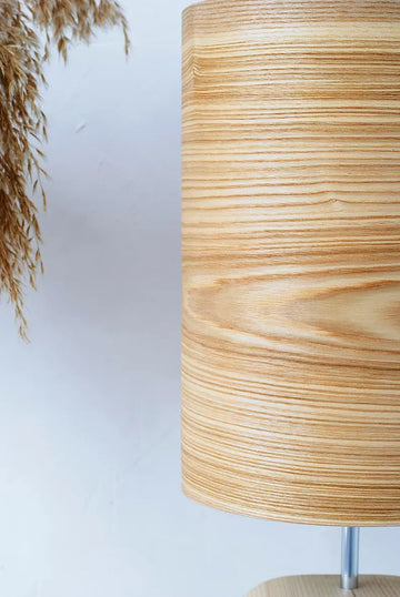 Lampe en bois d'olivier Belvo - Lumeria