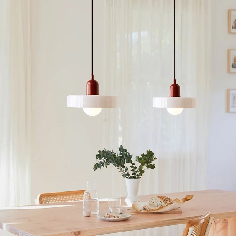 Nordic Retro Glass Chandelier Living Room Dining Room Bedroom KitchenModern Lighting Decoration Retro Lighting Fixture E27LED - Lumeria