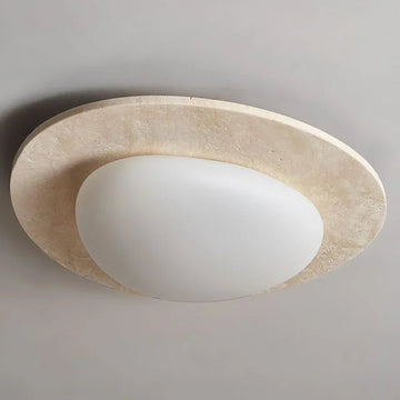 Plafonnier LED en pierre naturelle - Lumeria