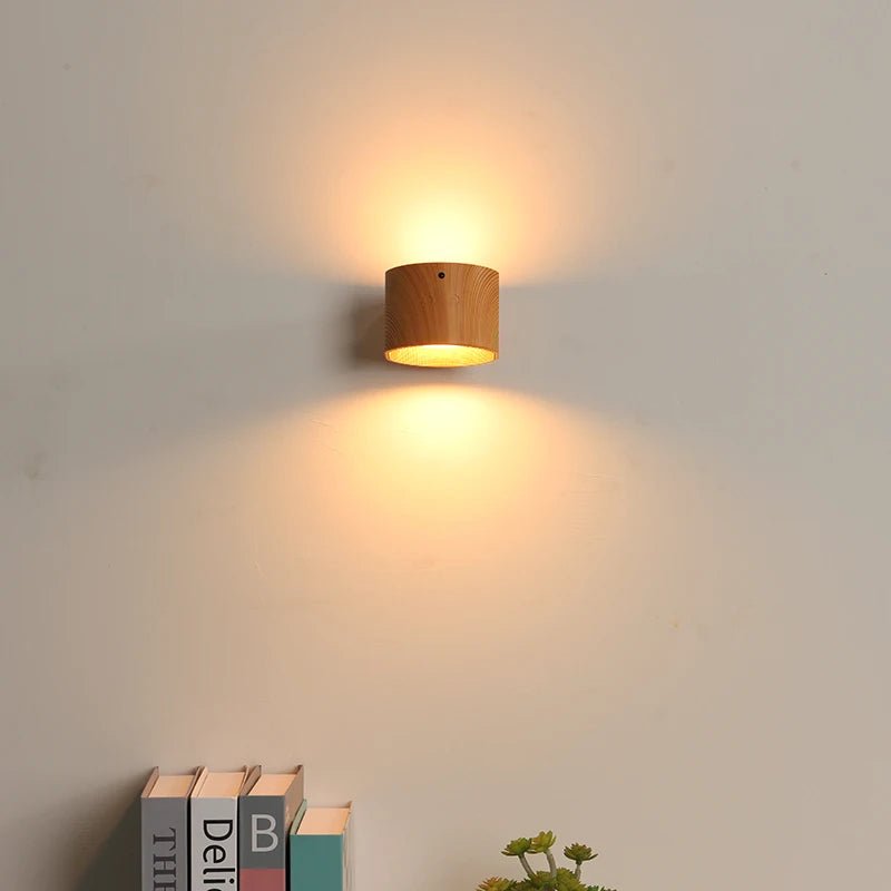 Applique murale double tête – touche & télécommande, LED USB rechargeable, rotation 360°, veilleuse - Lumeria