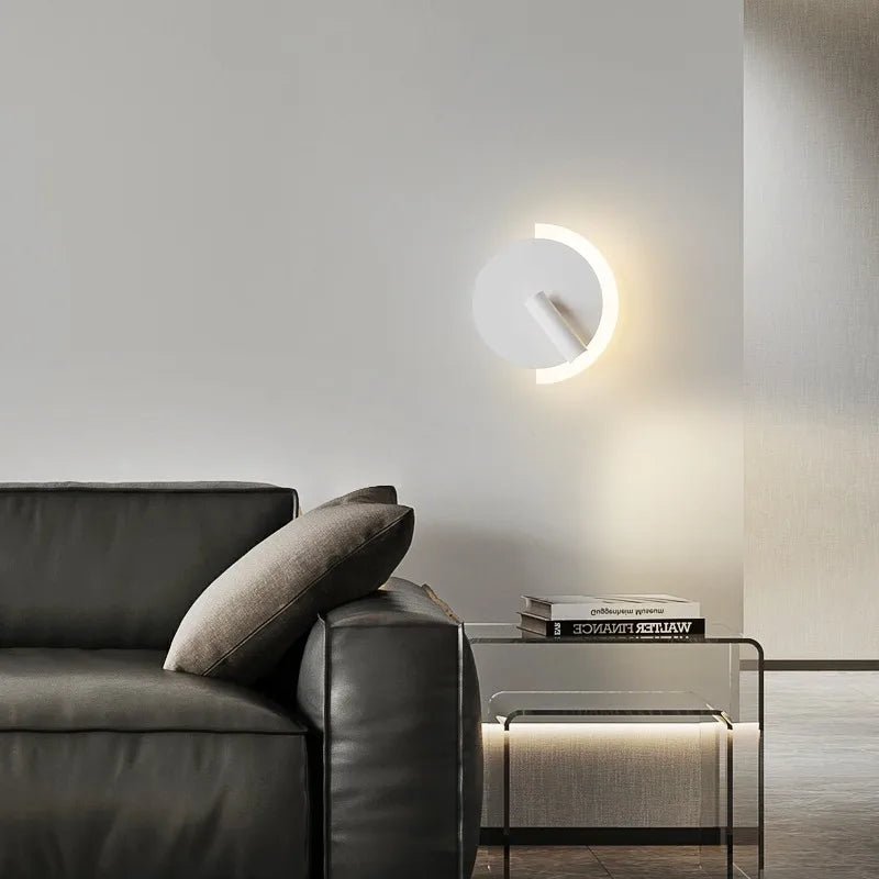 Applique murale en fer à double diffusion lumineuse LED - Lumeria