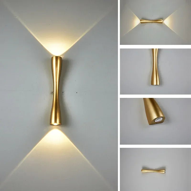 Applique murale extérieure en aluminium étanche IP66 pour allée au style minimaliste - Lumeria