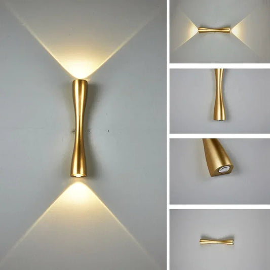 Applique murale extérieure en aluminium étanche IP66 pour allée au style minimaliste - Lumeria