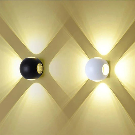 Applique murale extérieure LED en aluminium étanche IP65 moderne - Lumeria