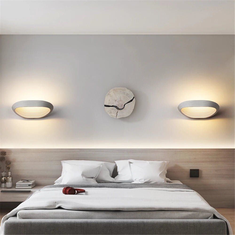 Applique murale LED 12W aluminium orientée haut et bas pour chambre - Lumeria