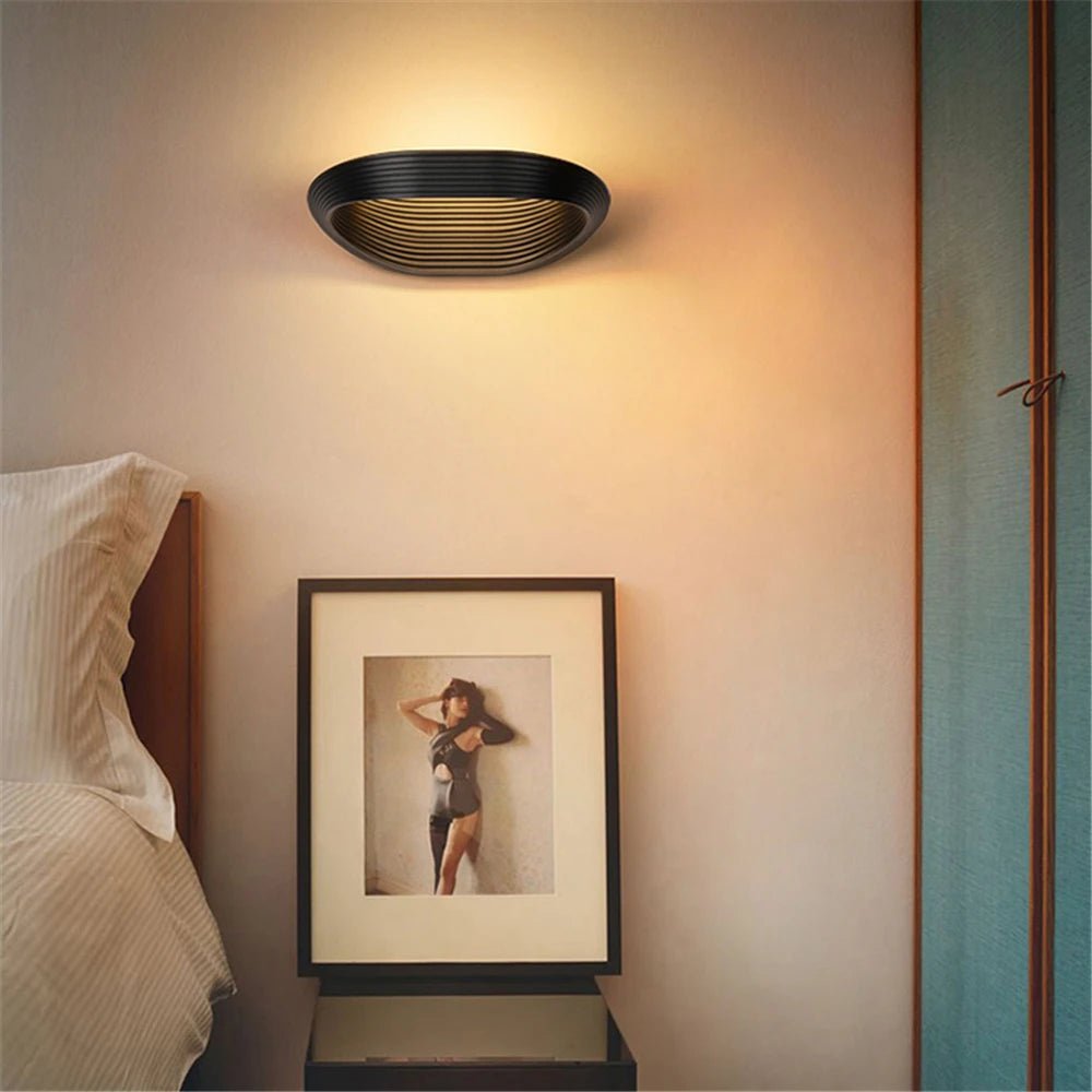 Applique murale LED 12W aluminium orientée haut et bas pour chambre - Lumeria