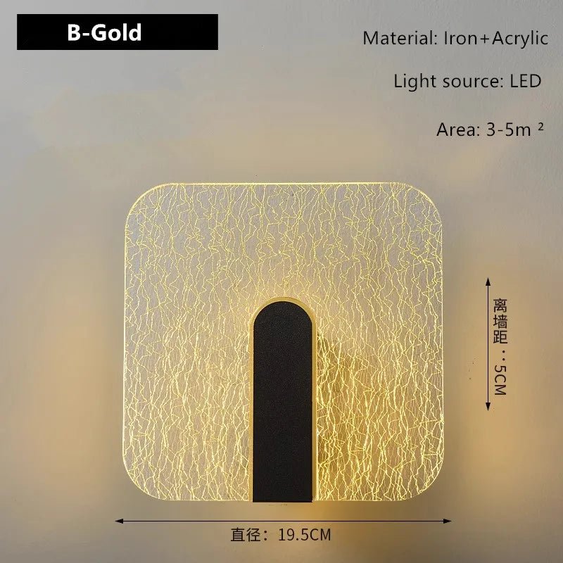 Applique Murale LED en Acrylique de Luxe - Lumeria