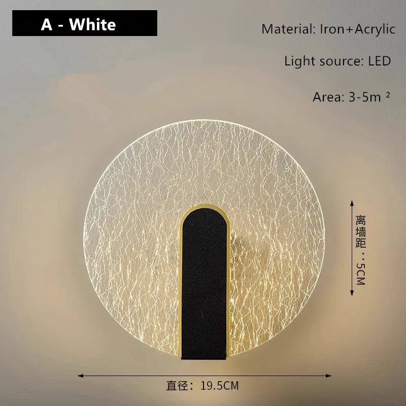 Applique Murale LED en Acrylique de Luxe - Lumeria