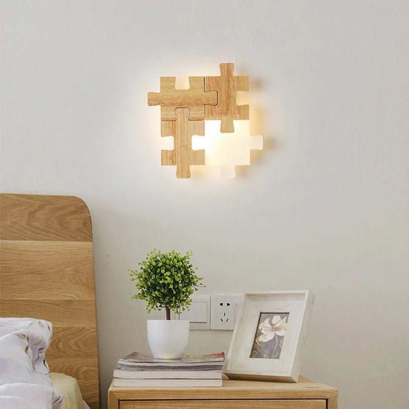 Applique Murale LED en Bois au Design Nordique - Lumeria