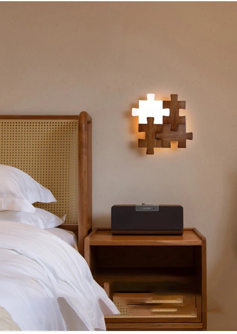 Applique Murale LED en Bois au Design Nordique - Lumeria