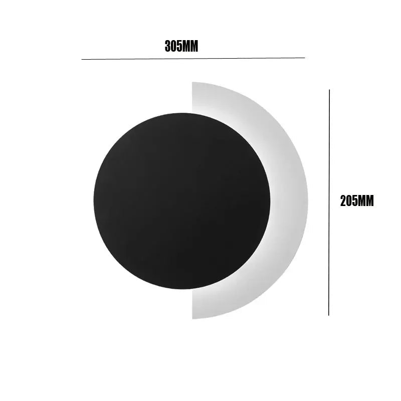 Applique murale LED en métal peint avec ombre acrylique multidirectionnelle - Lumeria