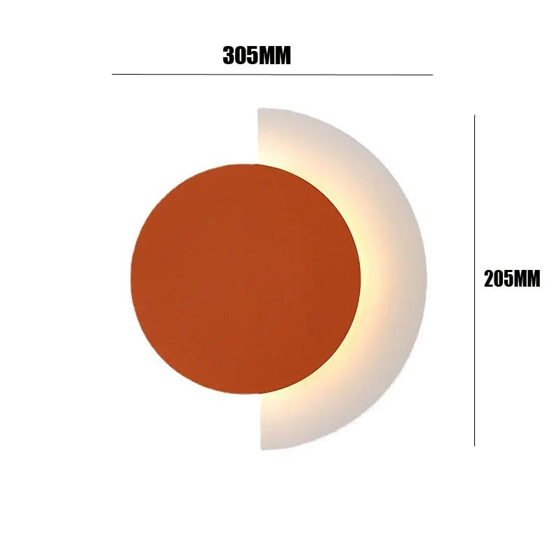 Applique murale LED en métal peint avec ombre acrylique multidirectionnelle - Lumeria