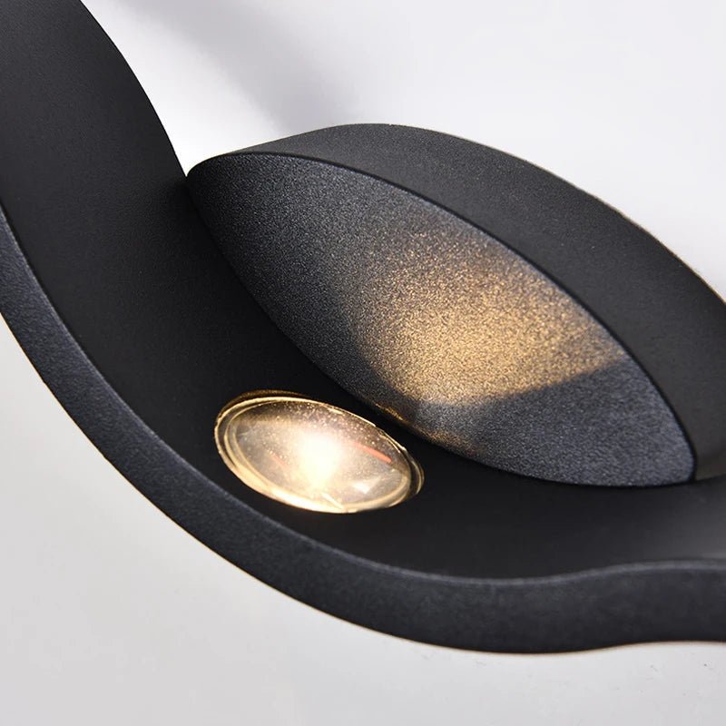 Applique murale LED étanche IP65 en aluminium blanc ou noir 9W - Lumeria