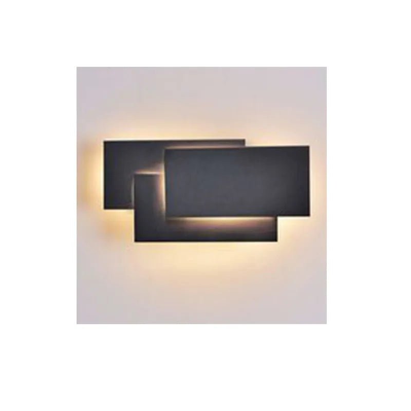 Applique murale LED métallique empilée avec interrupteur tactile - Lumeria