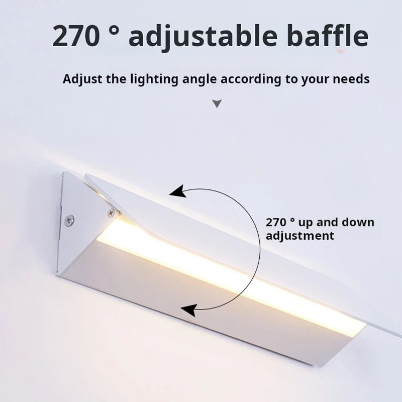 Applique murale LED orientable en aluminium avec éclairage bidirectionnel - Lumeria