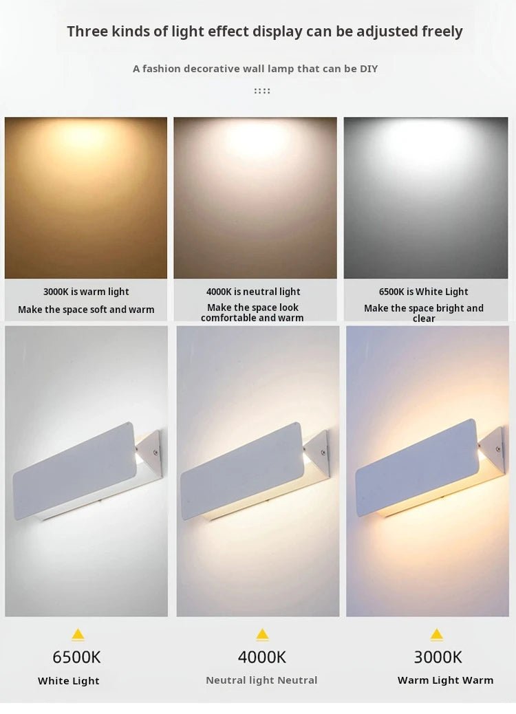 Applique murale LED orientable en aluminium avec éclairage bidirectionnel - Lumeria