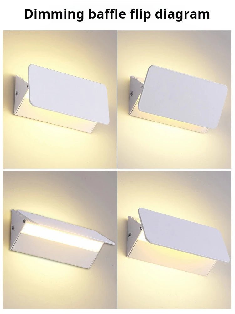 Applique murale LED orientable en aluminium avec éclairage bidirectionnel - Lumeria