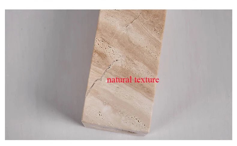 Applique Murale LED Ronde en Pierre et Bois Botime - Lumeria