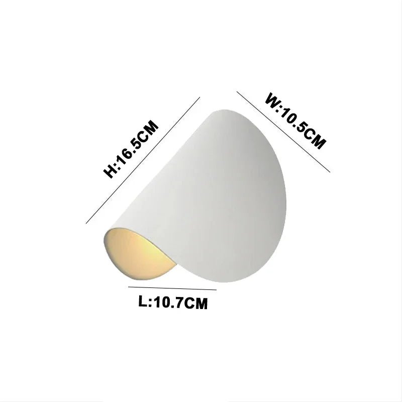 Applique murale LED rotative en aluminium avec orientation réglable - Lumeria