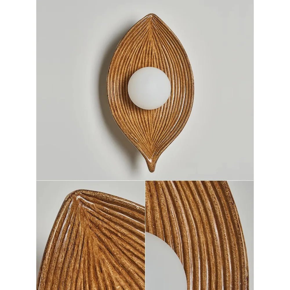 Applique Murale LED Vintage Feuille Main - Vaneda - Lumeria