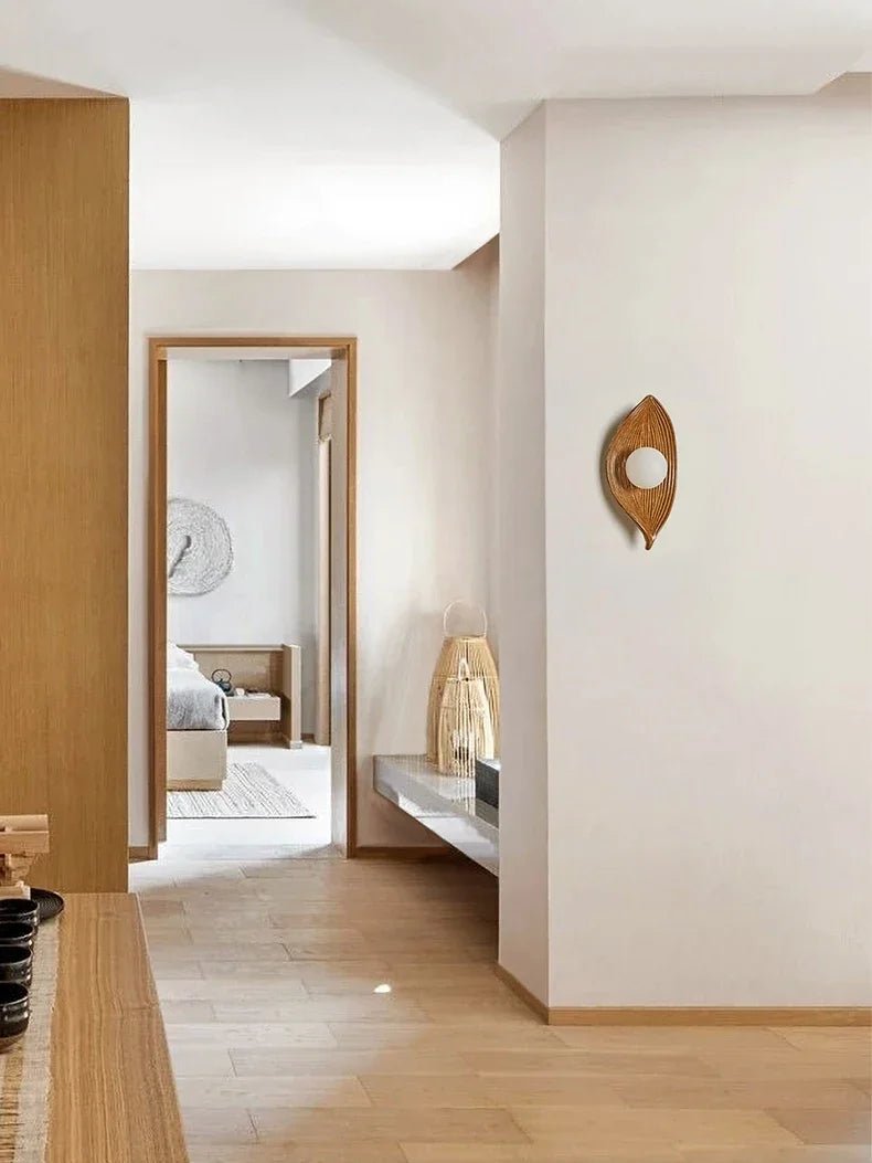 Applique Murale LED Vintage Feuille Main - Vaneda - Lumeria