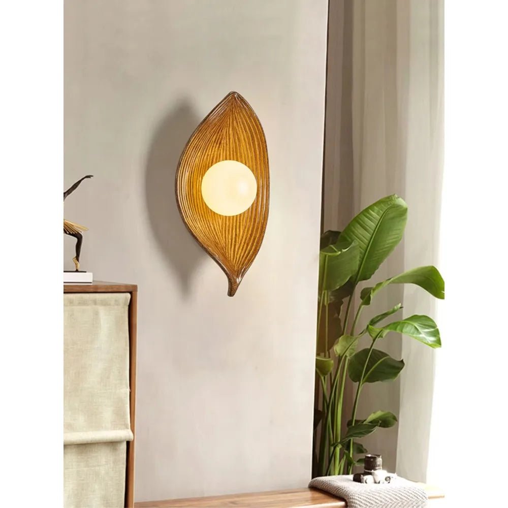 Applique Murale LED Vintage Feuille Main - Vaneda - Lumeria