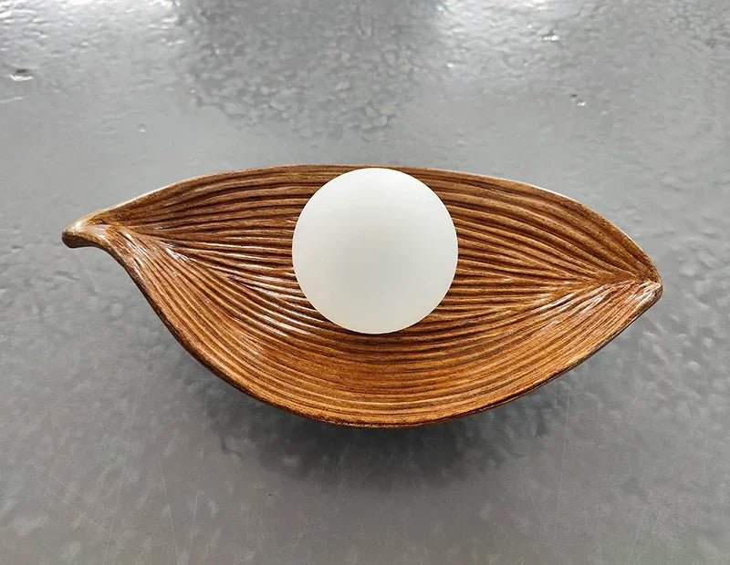 Applique Murale LED Vintage Feuille Main - Vaneda - Lumeria