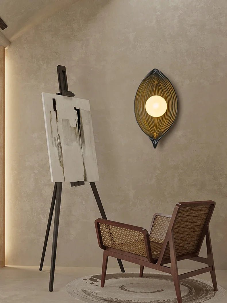 Applique Murale LED Vintage Feuille Main - Vaneda - Lumeria