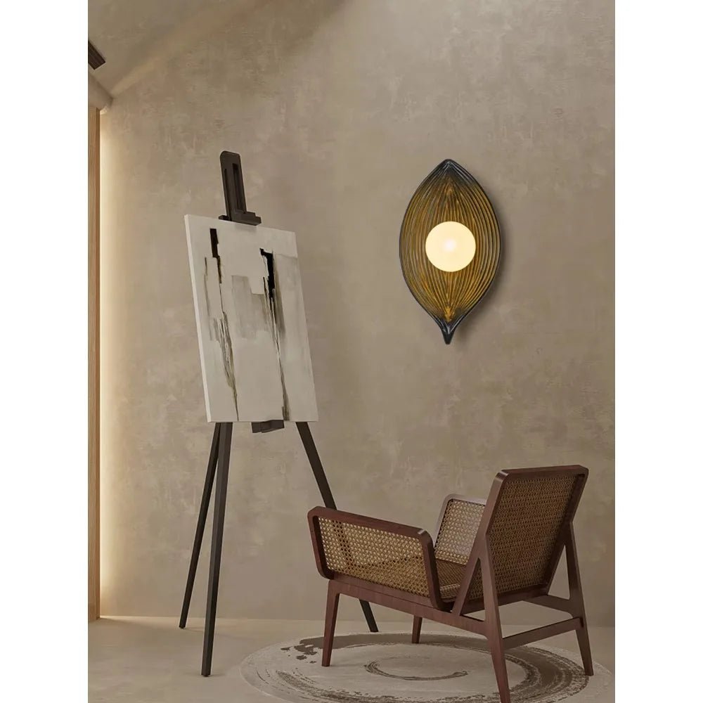 Applique Murale LED Vintage Feuille Main - Vaneda - Lumeria