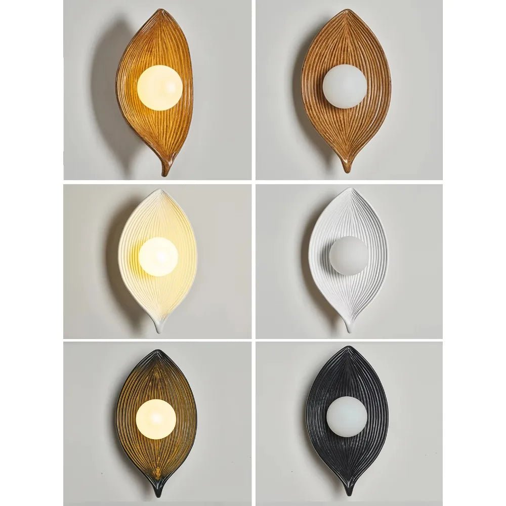 Applique Murale LED Vintage Feuille Main - Vaneda - Lumeria