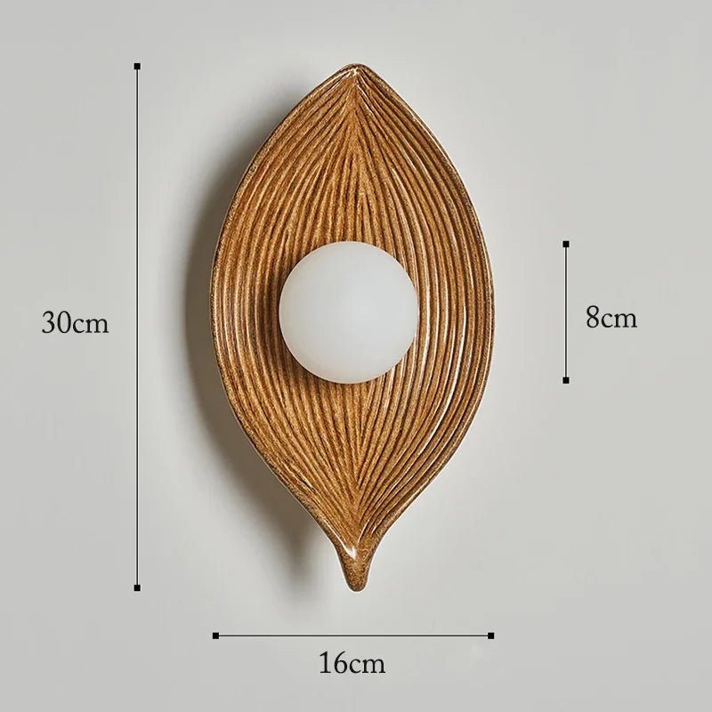 Applique Murale LED Vintage Feuille Main - Vaneda - Lumeria