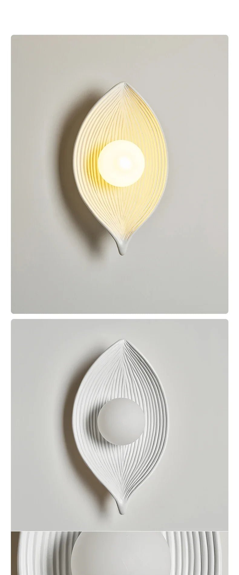 Applique Murale LED Vintage Feuille Main - Vaneda - Lumeria