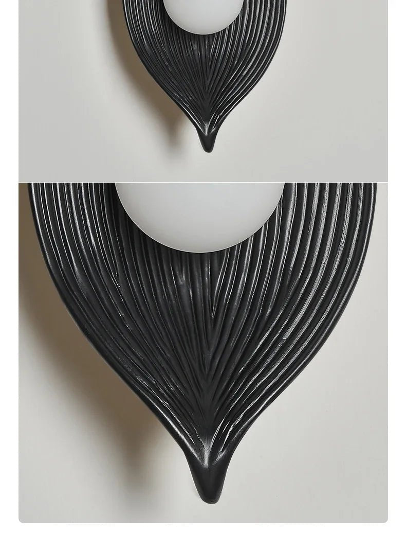 Applique Murale LED Vintage Feuille Main - Vaneda - Lumeria