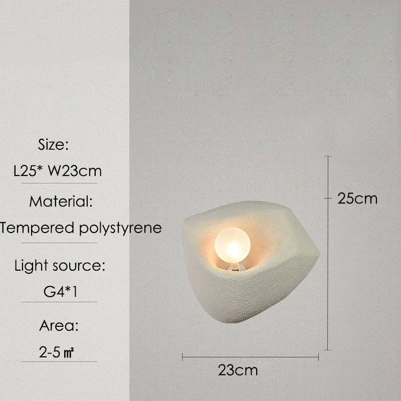 Applique Murale minimaliste au style artistique et Wabi - Sabi - Lumeria