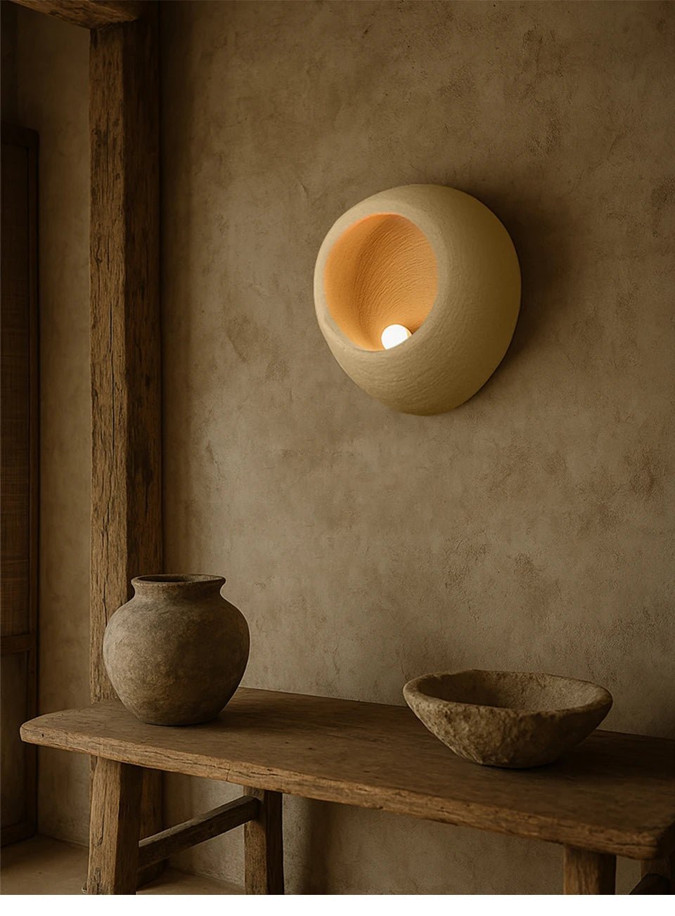 Applique Murale minimaliste au style artistique et Wabi - Sabi - Lumeria