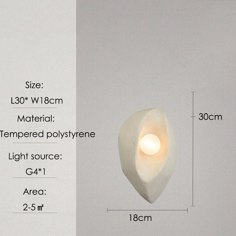 Applique Murale minimaliste au style artistique et Wabi - Sabi - Lumeria