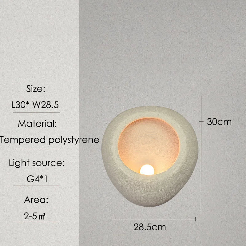 Applique Murale minimaliste au style artistique et Wabi - Sabi - Lumeria