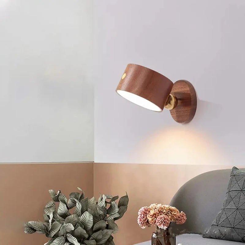 Applique Murale Moderne et Élégante, Rechargeable par USB, avec 3 Vitesses Iuno - Lumeria