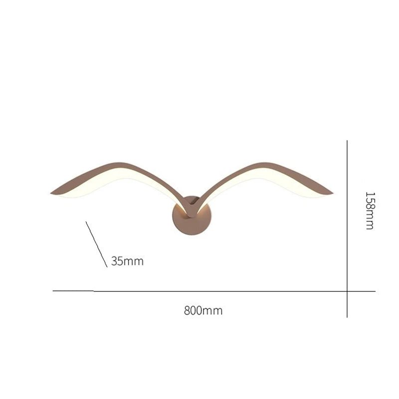 Applique murale scandinave en fer avec diffuseur acryl bicolore - Lumeria