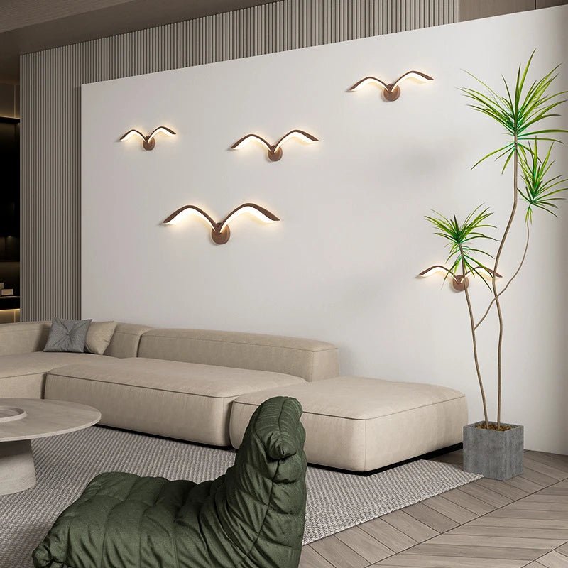 Applique murale scandinave en fer avec diffuseur acryl bicolore - Lumeria
