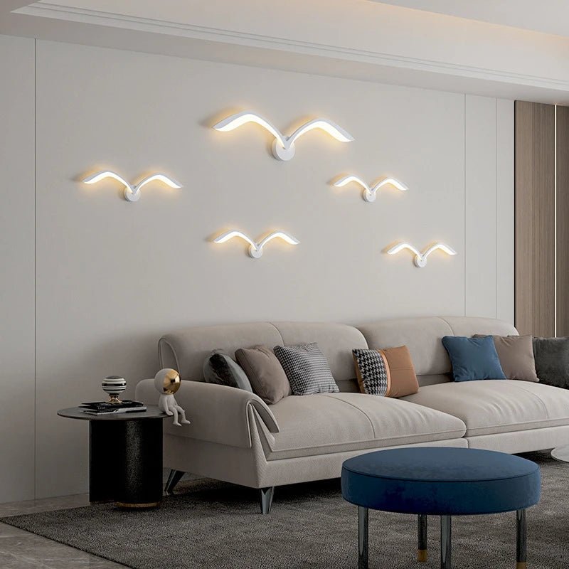 Applique murale scandinave en fer avec diffuseur acryl bicolore - Lumeria