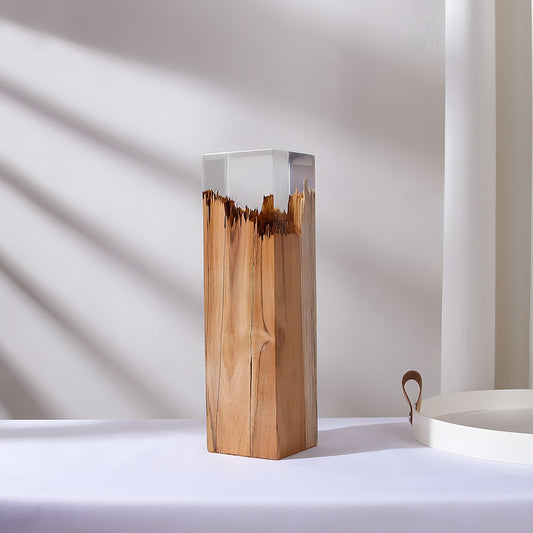 Lampe artisanale en bois - La Boisa™ - Lumeria