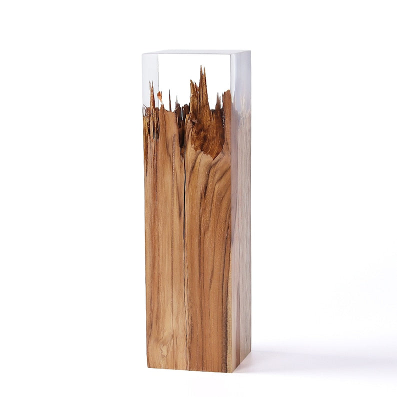 Lampe artisanale en bois - La Boisa™ - Lumeria