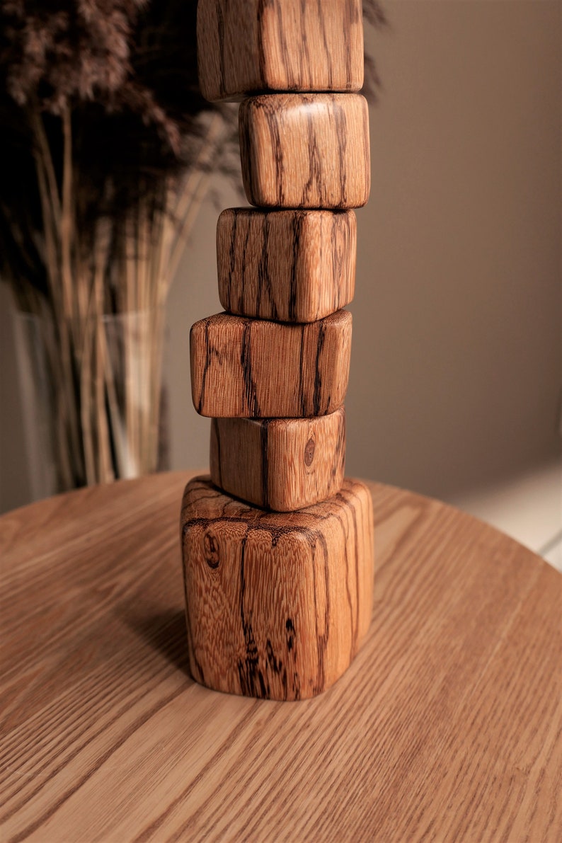 Wood Table Lamp 