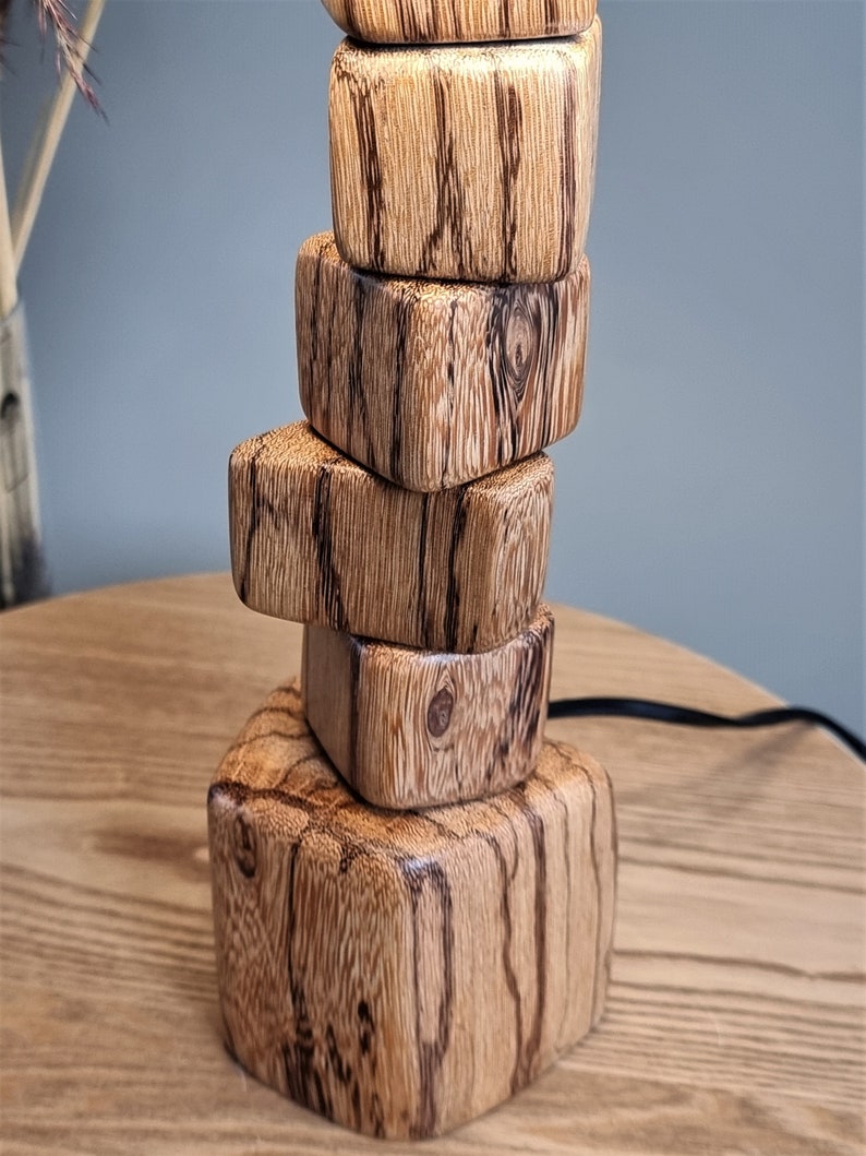 Wood Table Lamp 