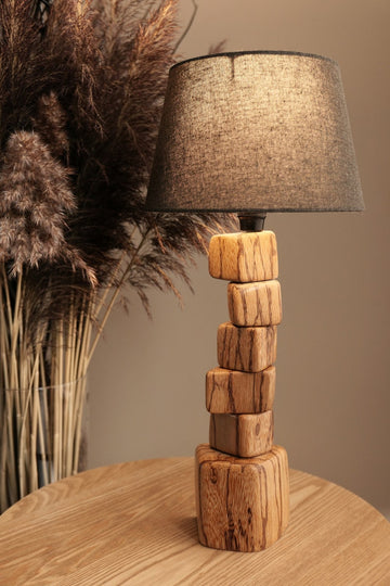 Wood Table Lamp 