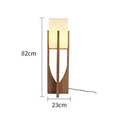 Lampadaire en Bois de Style Nordique - Lumeria