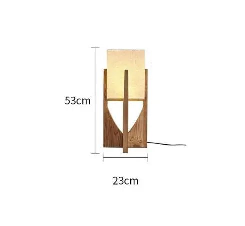 Lampadaire en Bois de Style Nordique - Lumeria