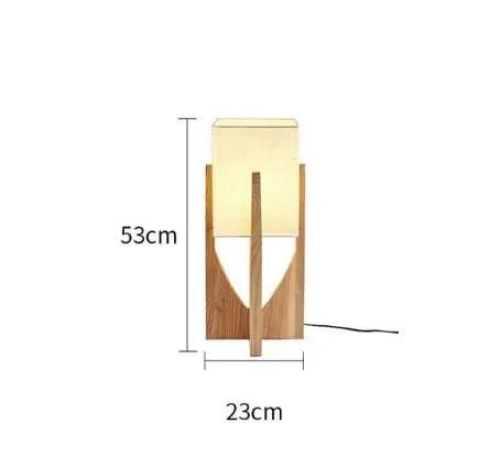 Lampadaire en Bois de Style Nordique - Lumeria