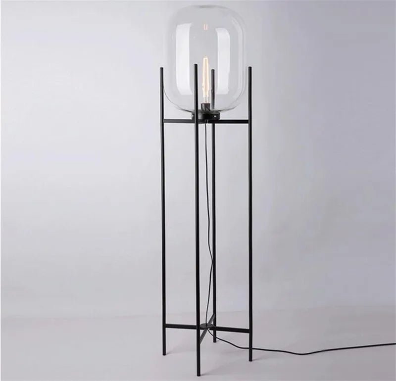 Lampadaire en verre et métal Oda Pulpo - Lumeria